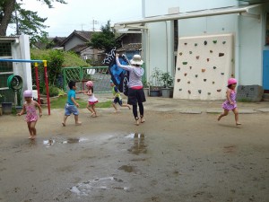 雨でした～