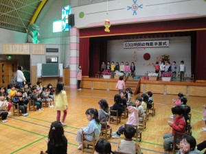 真剣に卒園式最後のおけいこ！